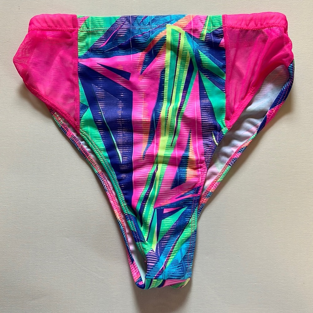 Neon Geometric High Waisted Bottoms